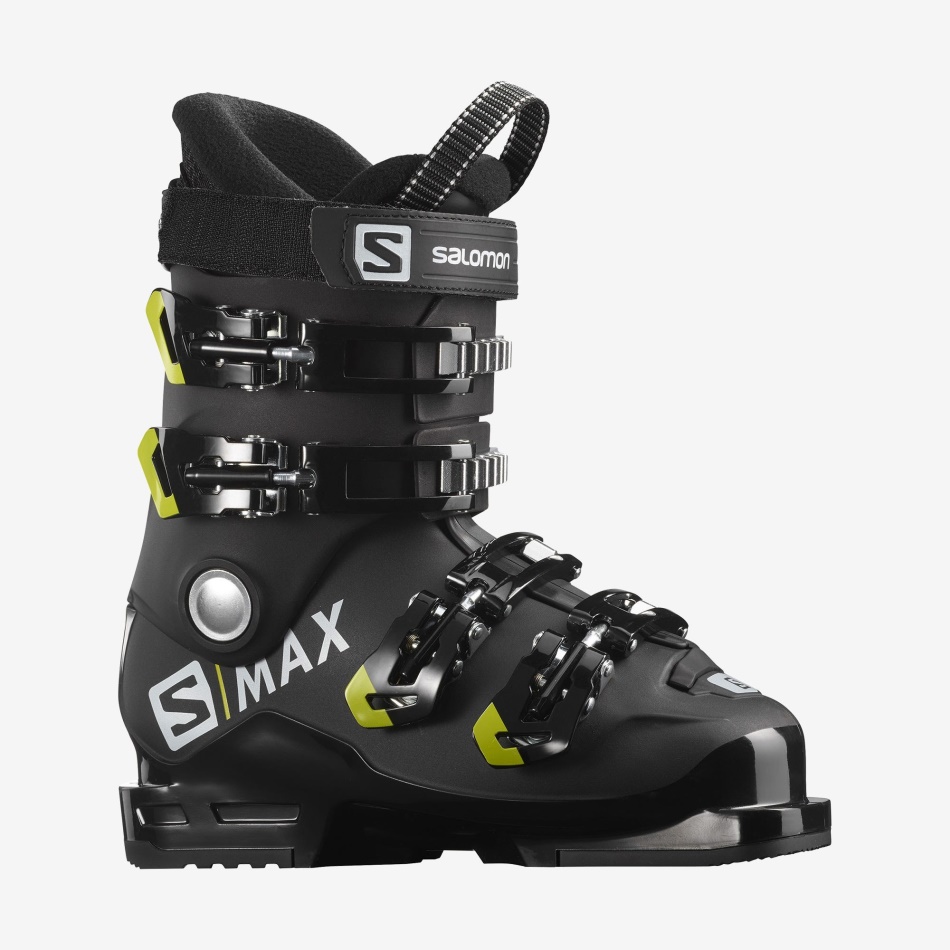 Junior-Kids' On-Piste Boots S/Max 60 Rt Acid Green - Image 1