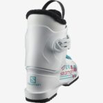 Junior-Kids' On-Piste Boots T1 Girly White-Scuba Blue - Image 2