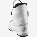 Junior-Kids' On-Piste Boots T1 Girly White-Scuba Blue - Image 5