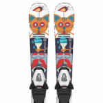 Junior-Kids' On-Piste Ski Package T1 Xs (And C5) White-Multicolor