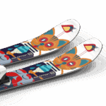 Junior-Kids' On-Piste Ski Package T1 Xs (And C5) White-Multicolor - Image 4