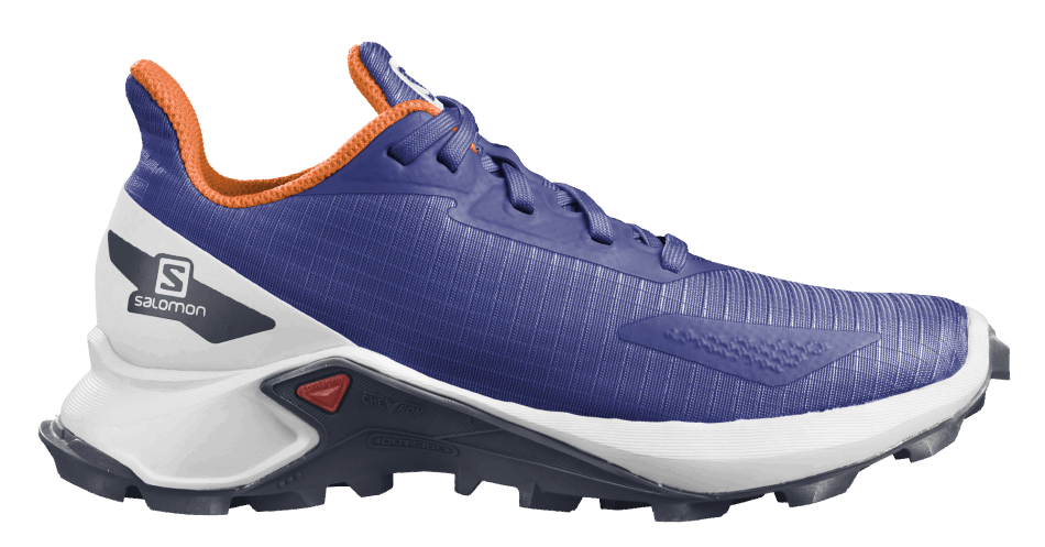 Junior-Kids' Shoes Alphacross Blast Blue-White-Vibrant Orange - Image 1