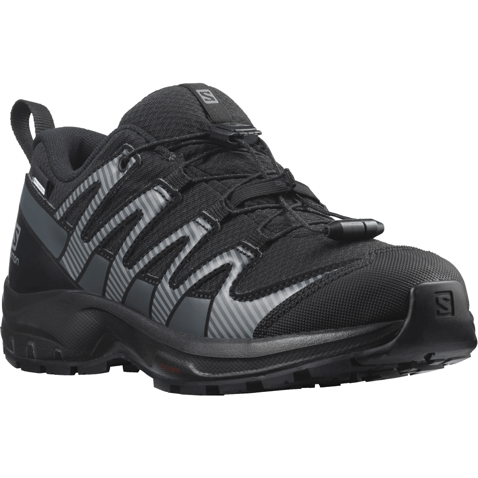 Junior-Kids' Shoes Xa Pro V8 Climasalomon™ Waterproof Black-Ebony - Image 2