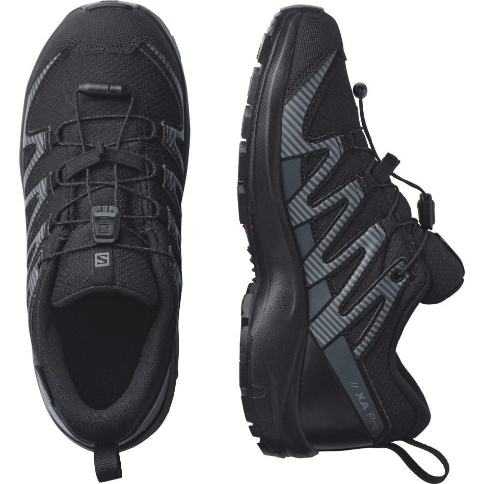 Junior-Kids' Shoes Xa Pro V8 Climasalomon™ Waterproof Black-Ebony - Image 6