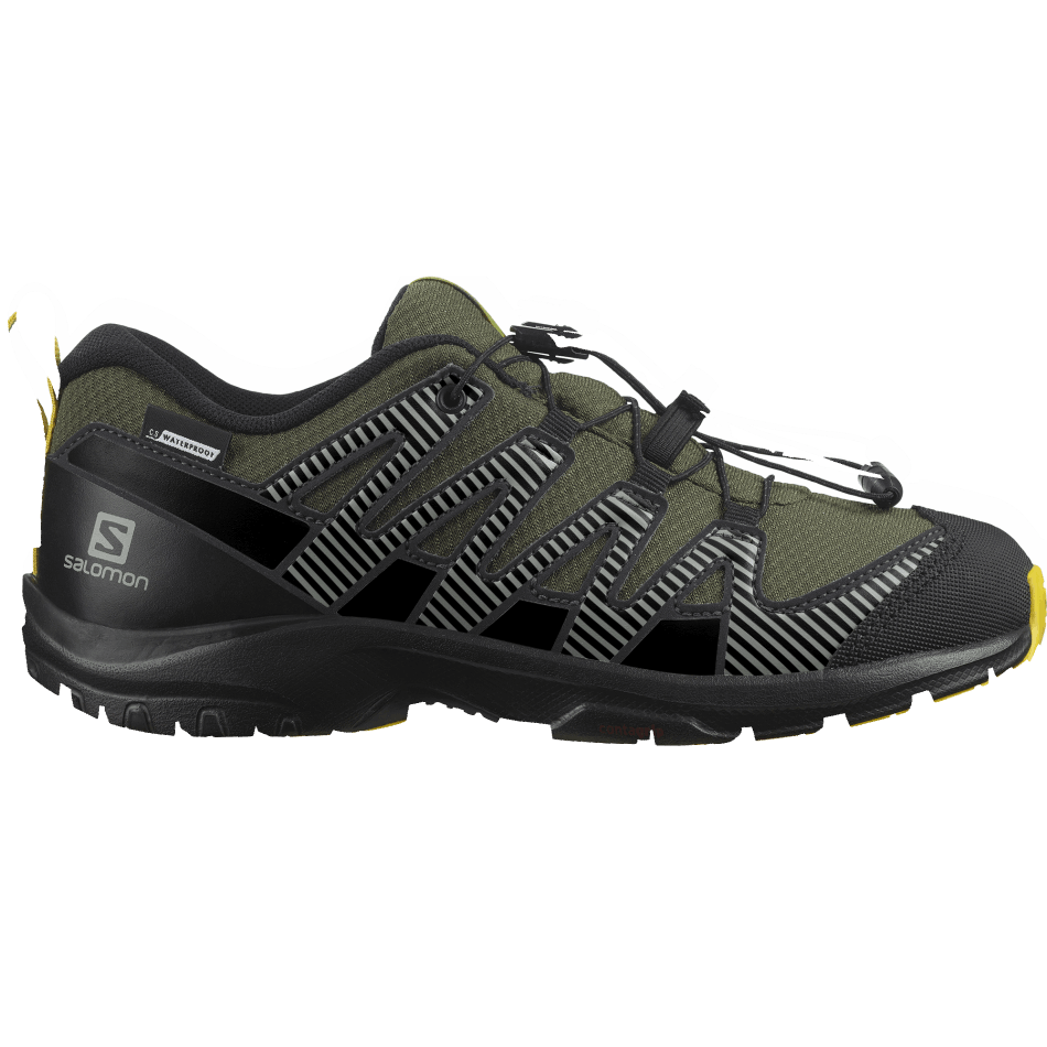 Junior-Kids' Shoes Xa Pro V8 Climasalomon™ Waterproof Olive Nigh - Image 1