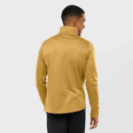 Men's Full Zip Midlayer Jacket Essential Lightwarm Heather Cumin-Heather - Image 2