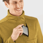 Men's Full Zip Midlayer Jacket Essential Lightwarm Heather Cumin-Heather - Image 3