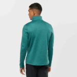 Men's Full Zip Midlayer Jacket Essential Lightwarm Heather Pacific-Heather - Image 2