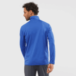Men's Full Zip Midlayer Jacket Essential Lightwarm Nautical Blue - Image 2