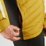 Men's Full Zip Midlayer Jacket Essential Xwarm Down Cumin-Black - Image 5