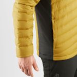 Men's Full Zip Midlayer Jacket Essential Xwarm Down Cumin-Black - Image 9