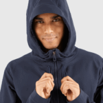 Men's Full Zip Midlayer Jacket Outpeak Softshell Night Sky - Image 3