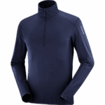 Men's Half Zip Midlayer Essential Lightwarm Night Sky - Image 5