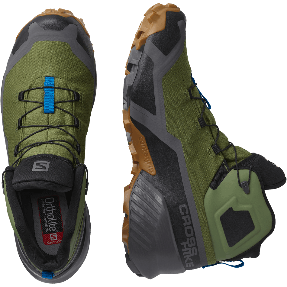 Men's Hiking Boots Cross Hike Mid Gore-Tex Olivine-Magnet-Gum1A - Image 6