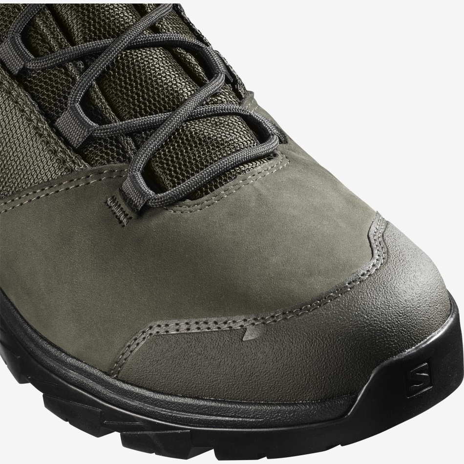 Men's Hiking Boots Outward Gore-Tex Peat-Black-Burnt Olive - Image 5
