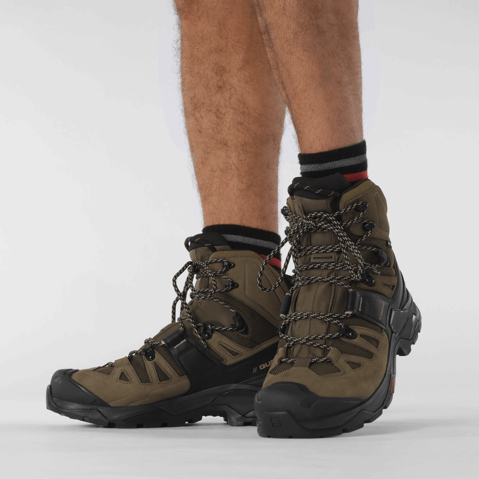 Men's Hiking Boots Quest 4 Gore-Tex Desert Palm-Black-Kelp - Image 7