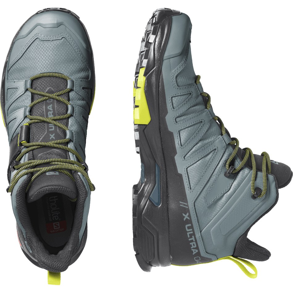 Men's Hiking Boots X Ultra 4 Mid Gore-Tex Trooper-Black-Primrose - Image 6