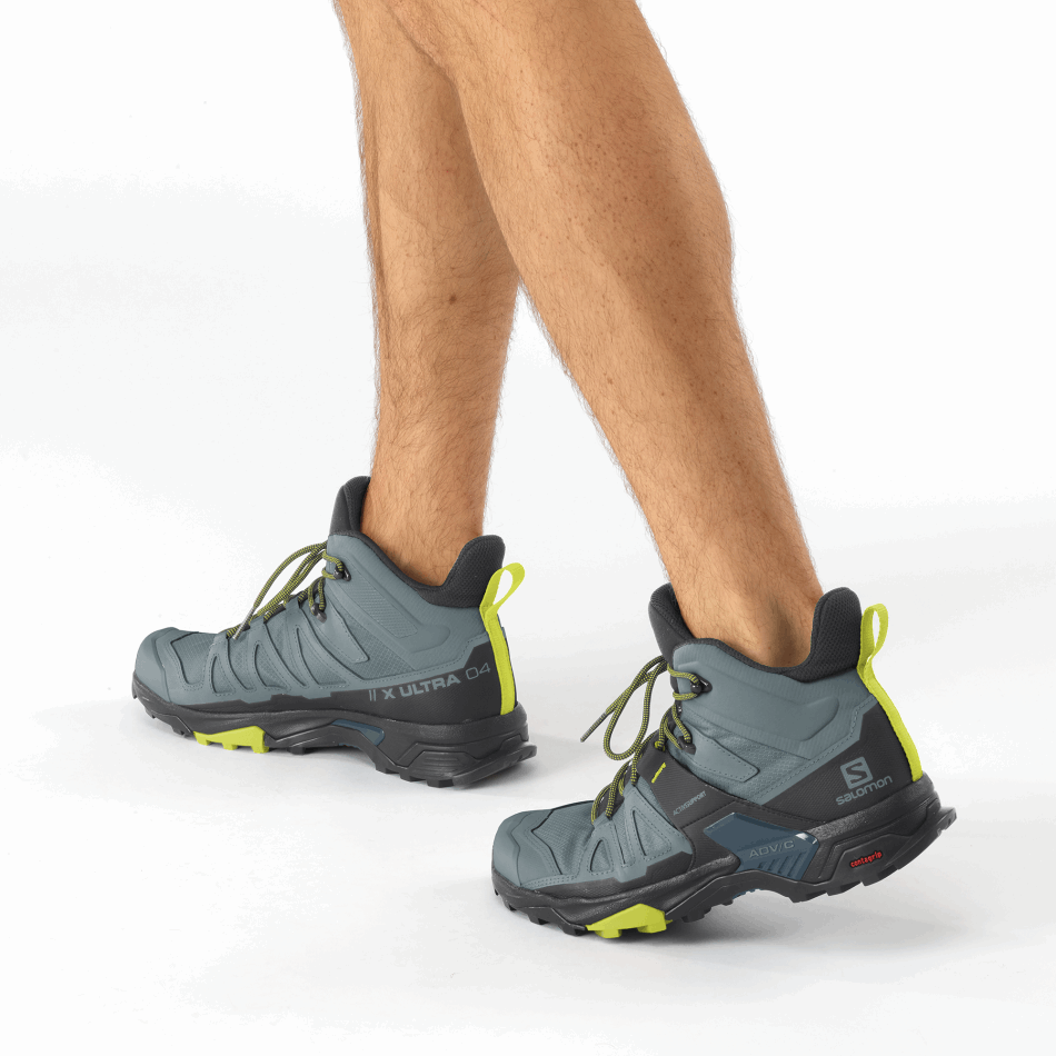 Men's Hiking Boots X Ultra 4 Mid Gore-Tex Trooper-Black-Primrose - Image 7
