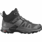 Men's Hiking Boots X Ultra 4 Mid Wide Gore-Tex Black-Magnet-Pearl Blue