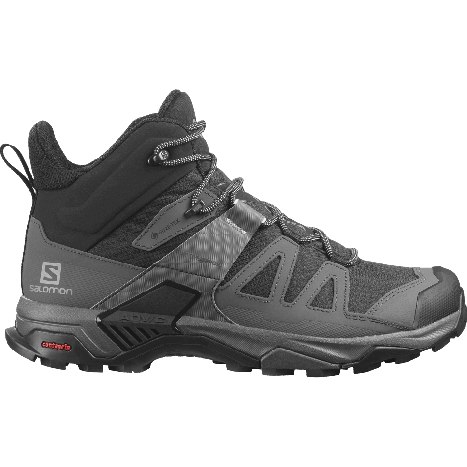 Men's Hiking Boots X Ultra 4 Mid Wide Gore-Tex Black-Magnet-Pearl Blue - Image 1