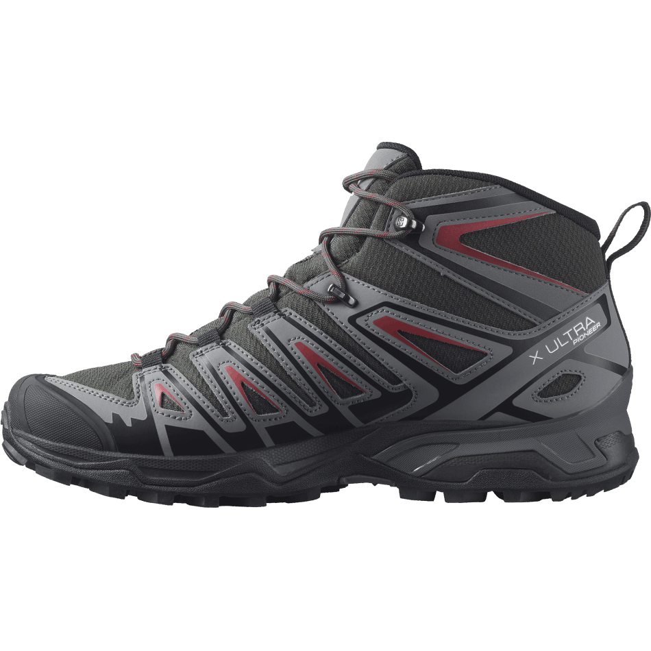 Men's Hiking Boots X Ultra Pioneer Mid Climasalomon™ Waterproof Biking Red - Image 5