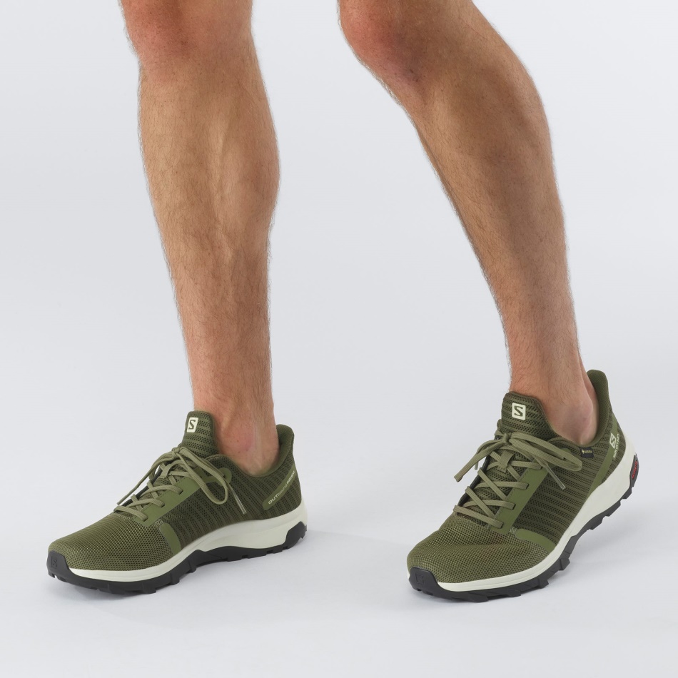 Men's Hiking Shoes Outbound Prism Gore-Tex Green-Olive Night-Ice - Image 7