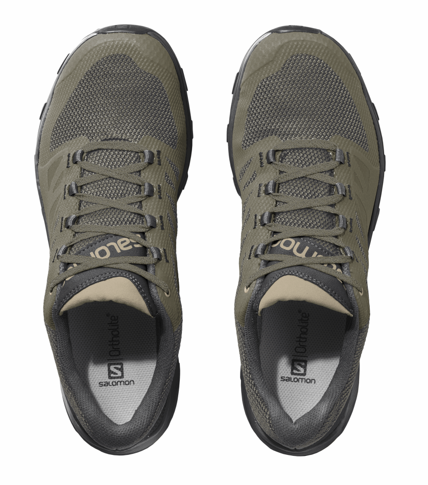 Men's Hiking Shoes Outline Gore-Tex Burnt Olive-Black-Safari - Image 4