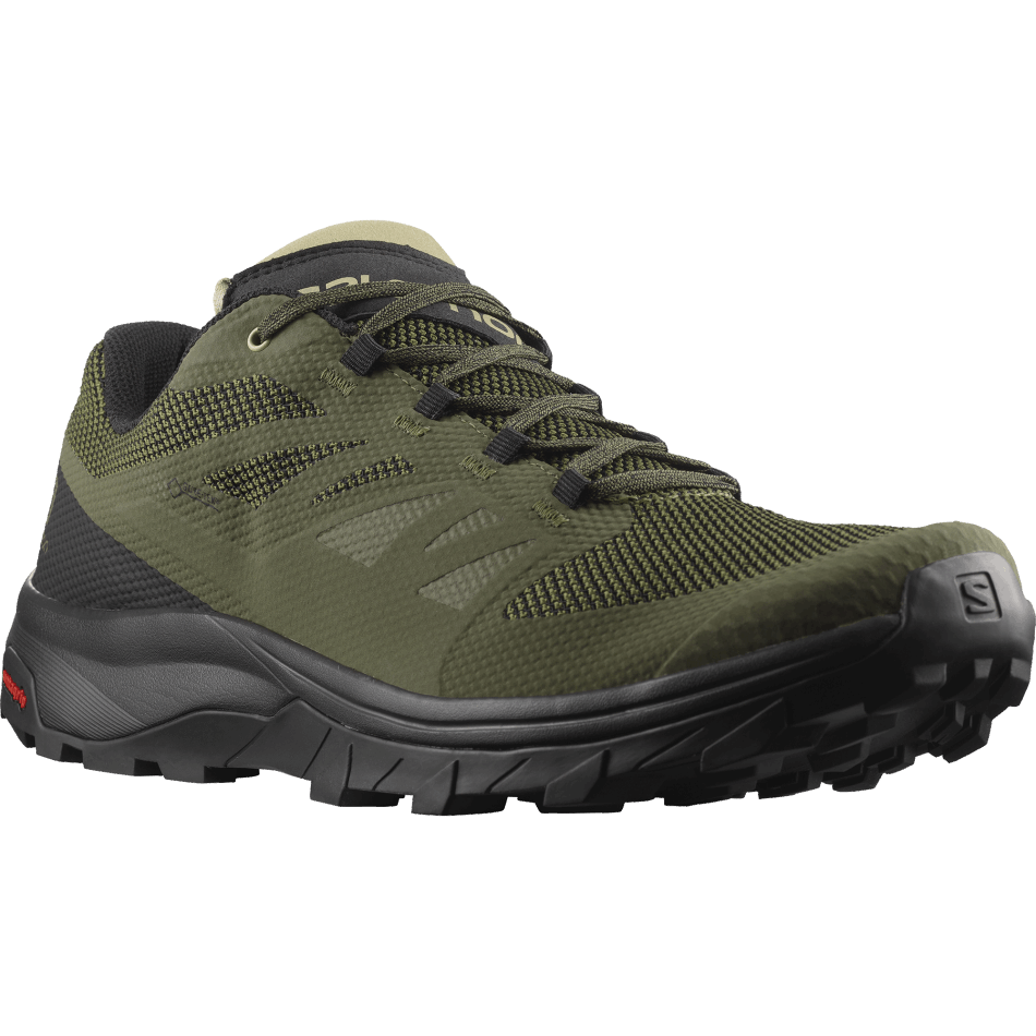 Men's Hiking Shoes Outline Gore-Tex Burnt Olive-Black-Safari - Image 6