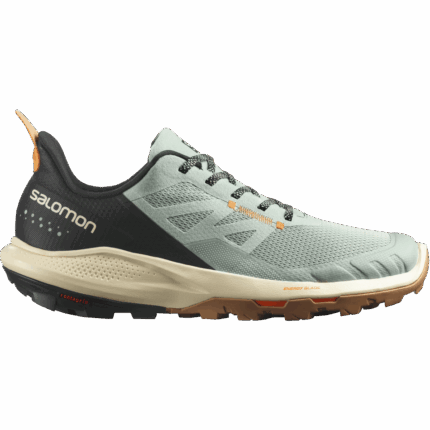 Men's Hiking Shoes Outpulse Wrought Iron-Sand-Orange