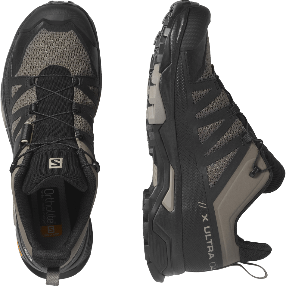 Men's Hiking Shoes X Ultra 4 Bungee Cord-Black-Vintage Khaki - Image 6