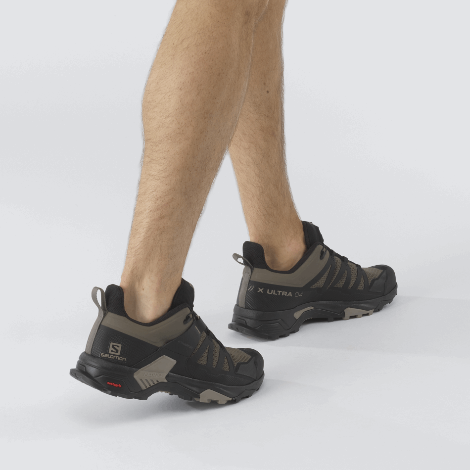 Men's Hiking Shoes X Ultra 4 Bungee Cord-Black-Vintage Khaki - Image 7