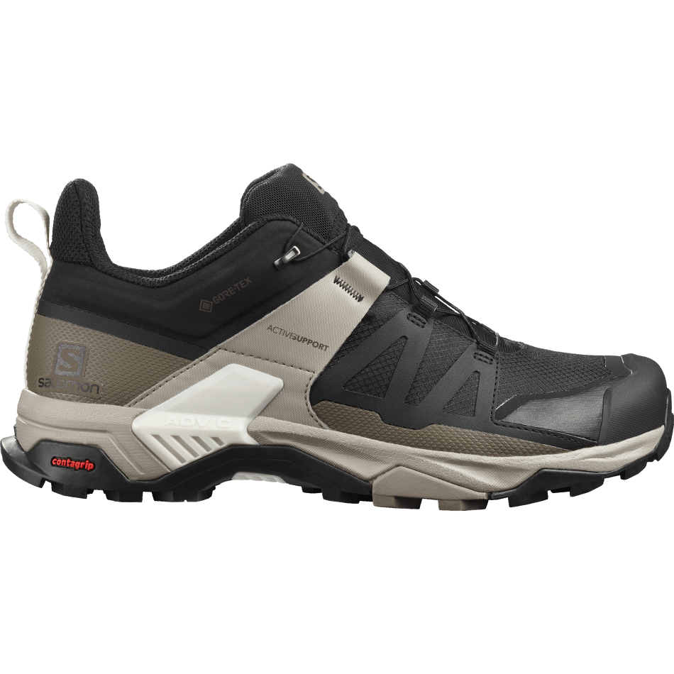 Men's Hiking Shoes X Ultra 4 Gore-Tex Black-Vintage Khaki-Vanilla Ice - Image 1