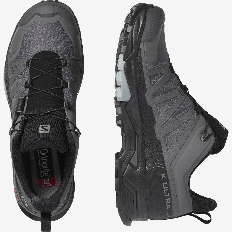 Men's Hiking Shoes X Ultra 4 Gore-Tex Magnet-Black-Monument - Image 6