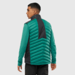 Men's Hooded Down Jacket Essential Xwarm Down Pacific-Black - Image 2