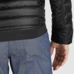 Men's Hooded Down Jacket Outline Down Black - Image 4