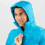 Men's Insulated Hooded Jacket Essential Xwarm Insulated Barrier Reef - Image 4