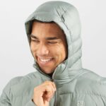 Men's Insulated Hooded Jacket Essential Xwarm Insulated Sedona Sage - Image 5