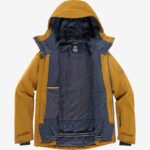 Men's Insulated Hooded Jacket Highland Bronze Brown-Cumin - Image 9