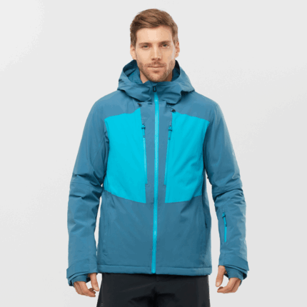 Men's Insulated Hooded Jacket Highland Mallard Blue