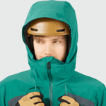 Men's Insulated Hooded Jacket Highland Pacific-Ebony - Image 4