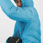 Men's Insulated Hooded Jacket Snowshelter Barrier Reef-Blue-Heather - Image 7