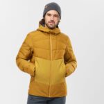 Men's Insulated Hooded Jacket Snowshelter Bronze Brown-Cumin-Heather - Image 2
