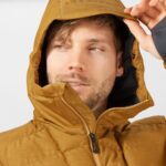 Men's Insulated Hooded Jacket Snowshelter Bronze Brown-Cumin-Heather - Image 7