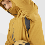 Men's Insulated Hooded Jacket Untracked Bronze Brown-Cumin-Heather - Image 3