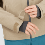Men's Insulated Hooded Jacket Untracked Cashew-Plaza Taupe-Heather - Image 3