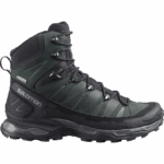 Men's Leather Hiking Boots X Ultra Trek Gore-Tex Black-Magnet