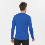 Men's Long Sleeve T-Shirt Agile Nautical Blue - Image 3