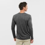 Men's Long Sleeve T-Shirt Outlife Merino Blend Black - Image 3