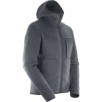 Men's Midlayer Jacket With Hood Essential Warm Teddy Ebony - Image 8