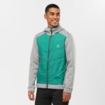 Men's Midlayer Jacket With Hood Essential Xwarm Hybrid Grey-Heather - Image 2